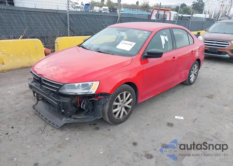 2015 Volkswagen Jetta 1.8T Se z USA, uszkodzony, nr VIN 3VWD17AJ5FM239402